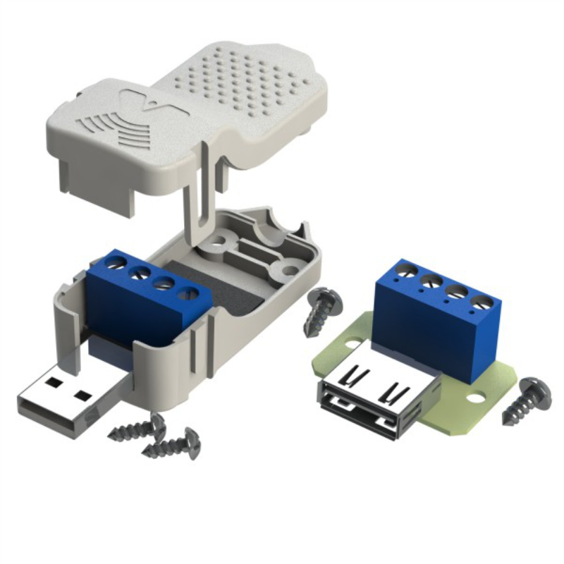 USB-удлинитель Антэкс 10 м на белом фоне