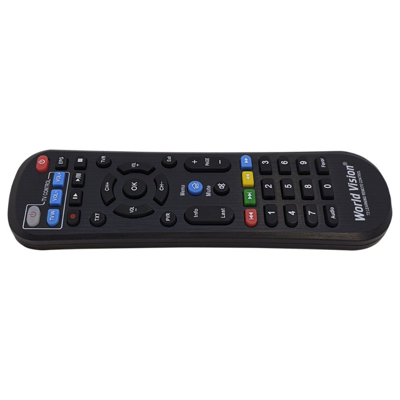 Цифровая приставка World Vision T644A Standard Edition (DVB-T2) на белом фоне