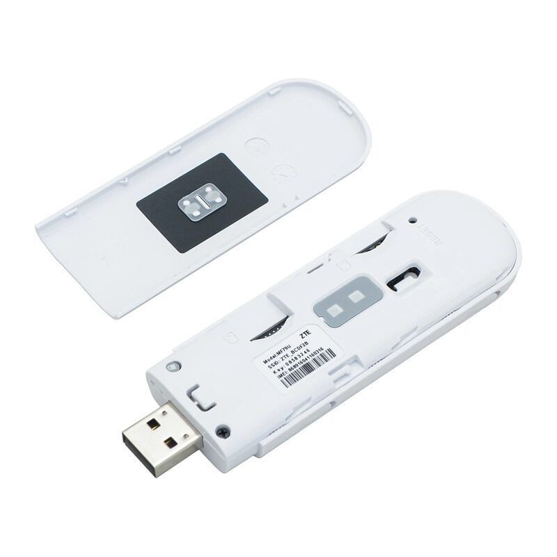 Модем ZTE MF79U с Wi-Fi LTE Cat 4 на белом фоне