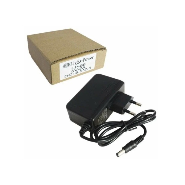 Блок питания Live-Power LP-86 (5V; 2А; DC-штекер 5,5×2,5 мм)