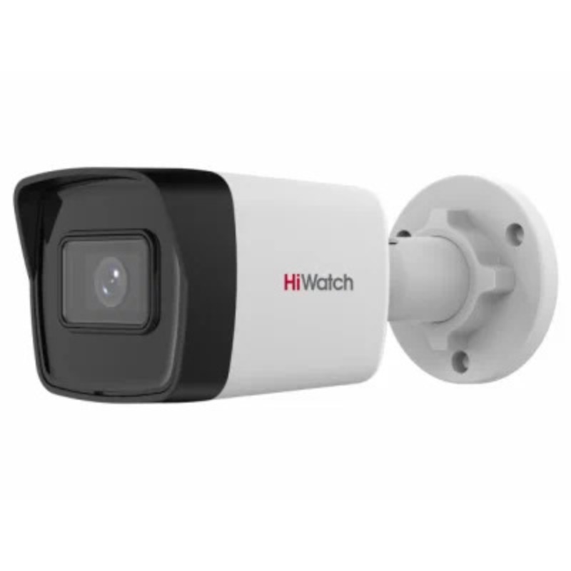 Видеокамера IP HiWatch Ecoline IPC-B040 (B) (2.8MM) 2.8-2.8мм на белом фоне