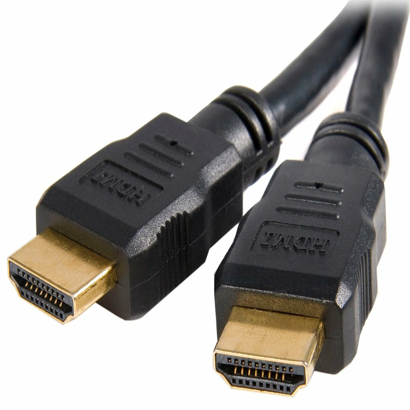 Кабель HDMI‑HDMI Gold 1,5 м на белом фоне