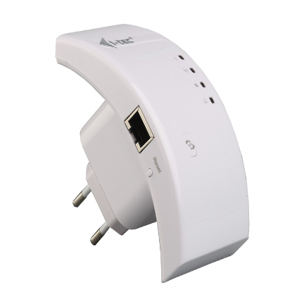 Wireless-N WIFI Repeater (в розетку усилитель) на белом фоне