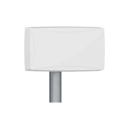 Wi-Fi антенна AX-2455-05PL MIMO 2x2 (панельная) на белом фоне