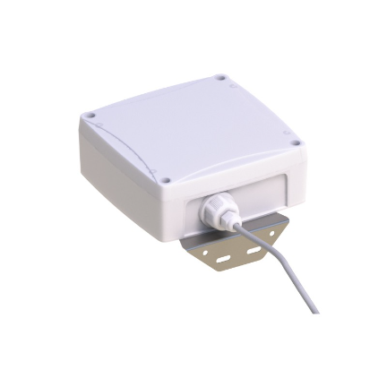 Гермобокс AX-BOX-V для параболической антенны H1: AX-BOX-V на белом фоне