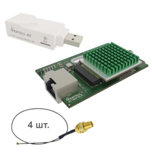 Модем Cat.16 на базе Fibocom L860-GL с VT-AD4-M2 и VT-UPv.2+SIM