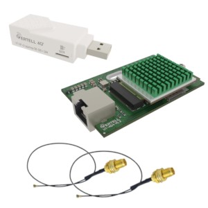 Модем Cat.9 на базе Fibocom L850-GL с VT-AD4-M2 и VT-UPv.2+SIM