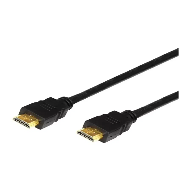 Кабель HDMI‑HDMI Gold 1,5 м на белом фоне