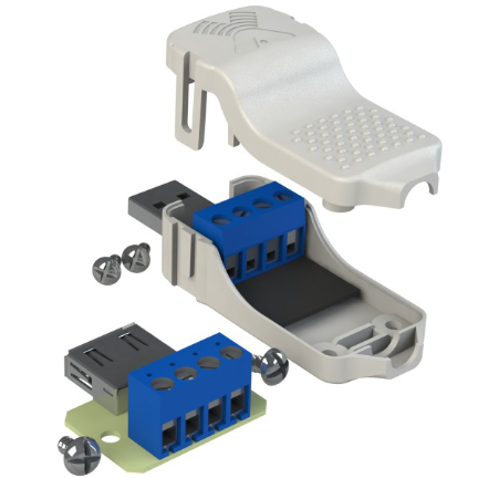 USB-удлинитель Антэкс 10 м на белом фоне