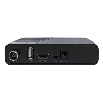 Цифровая приставка World Vision T644M3+ (DVB-T2) на белом фоне