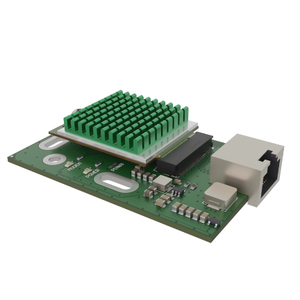 Адаптер VT-AD4-M.2 с VT-UP v.2 + SIM на белом фоне