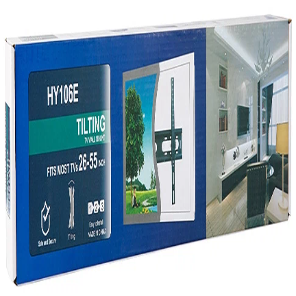 Кронштейн HY‑106E для ТВ 26″–55″ на белом фоне