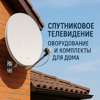Спутниковое телевидение — оборудование и комплекты для дома